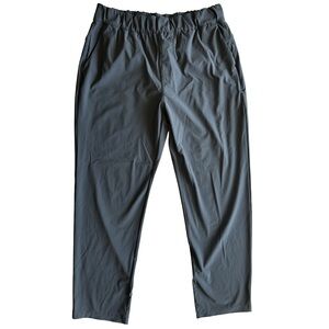 Vuori Miles Ankle Pant Large Gray Performance Travel Athleisure Pant